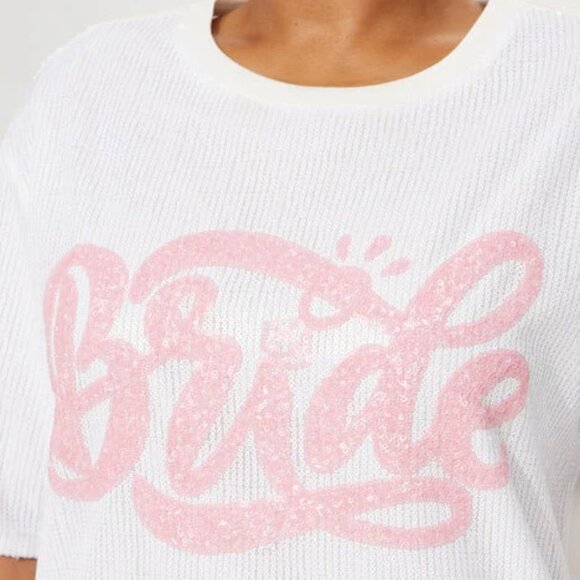 Sequin Bride Fringe Shirt Dress - Picture 1 of 5